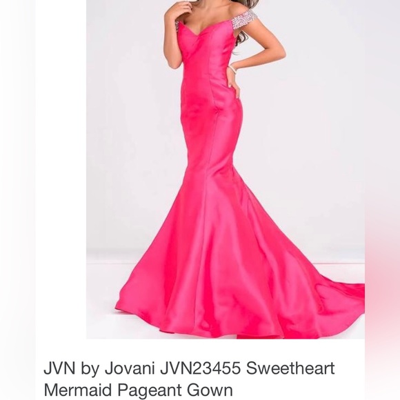Prom pageant gown , pink , JVN Jovani - Picture 6 of 6